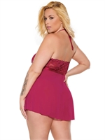 3. Sex Shop, Raspberry Babydoll and Thong by Coquette