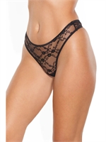 2. Sex Shop, Black Lace Thong by Coquette