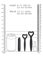 2. Sex Shop, 5-Piece Silicone Vaginal Dilator Set by Ouch!