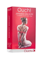 2. Sex Shop, Mini 1.5 Meter-Long Red Nylon Bondage Rope by Ouch