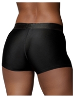 2. Sex Shop, Medium-Large Vibrating Strap-On Boxer with Integraded Adjustable Ring by Shots