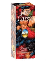 2. Sex Shop, Wild Berries Flavoured Hot Caresse Warming Pleasure Oil - 120 ml