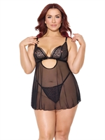 3. Sex Shop, Feline Fatale Babydoll and G-String Set by Coquette