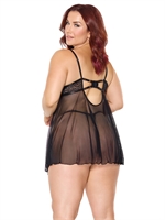 4. Sex Shop, Feline Fatale Babydoll and G-String Set by Coquette