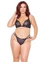3. Sex Shop, Feline Fatale Bra and G-String Set by Coquette