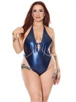 3. Sex Shop, Midnight Wetlook Teddy by Darque