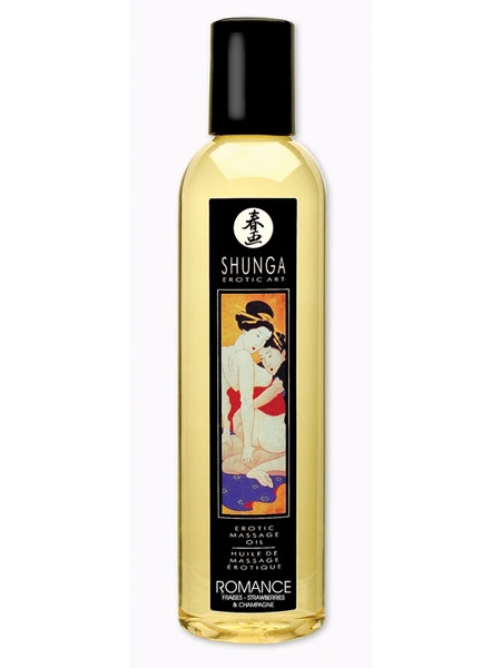 Shunga Oil Romance - Strawberries and champagne.