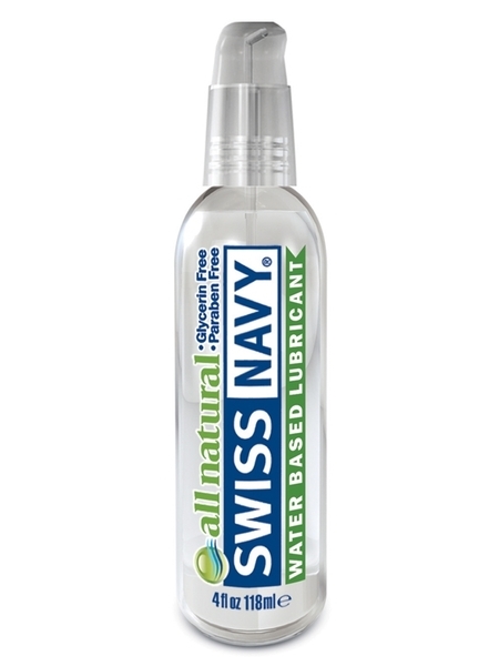 Swiss Navy Water Base all natural Lubricant - 4oz