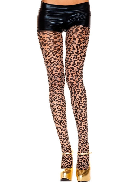 Leopard Designed Pantyhose by MusicLeg