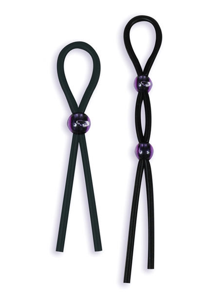 Black Silicone Cock Ring - Cock Ties