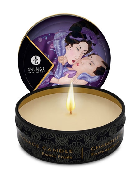 Shunga Mini Massage Candle - Exotic Fruits