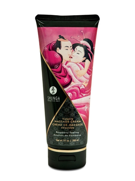 Raspberry Feeling Massage Cream by Shunga