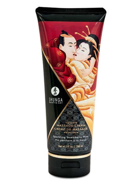 Massage Cream Strawberry Wine by Shunga