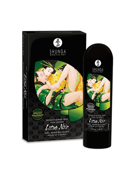 Shunga Lotus Noir sensitizing gel for couple