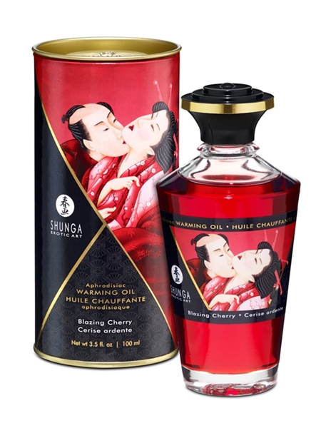 Warming Aphrodisiac Oil Blazing Cherry from Shunga