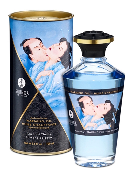 Shunga Warming Oil Coconut Thrills Flavor