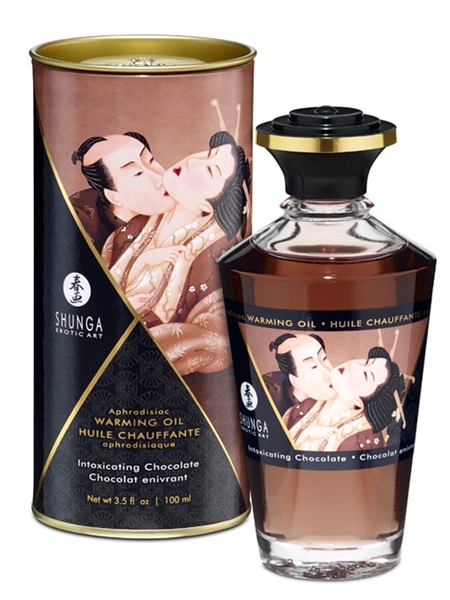 Shunga Warming Oil Intoxicating chocolate flavor