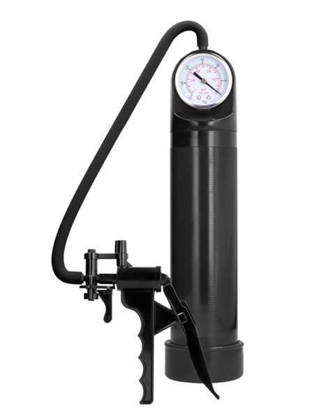 Elite pump with advanced PSI gauge black by Pumped