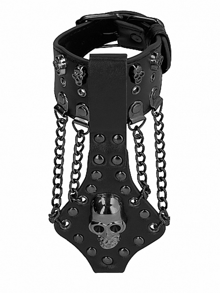Bracelet with Skulls and Chains by Ouch!