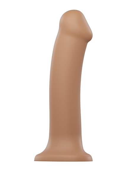 Caramel Dual Density Semi-Realistic Bendable XL Dildo by Strap-on-Me