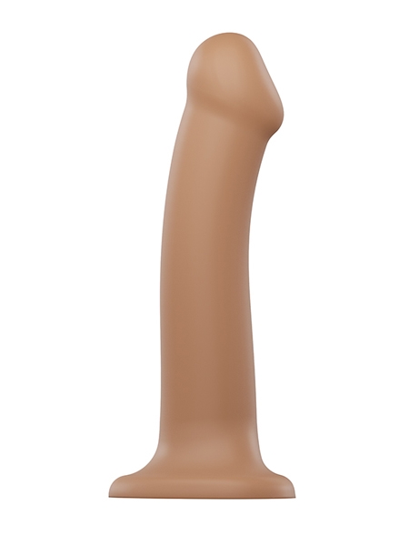 Caramel Dual Density Semi-Realistic Bendable Large Dildo by Strap-on-Me