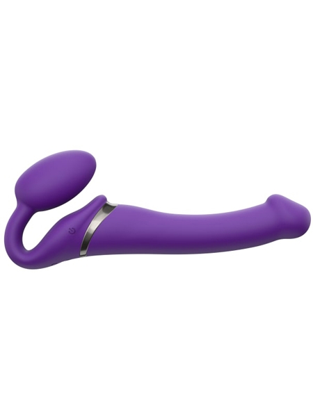 Vibrating Strap-On Purple Medium - Strap-On-Me