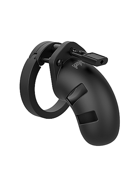 Black Silicone Cock Cage 3.5" by Shots