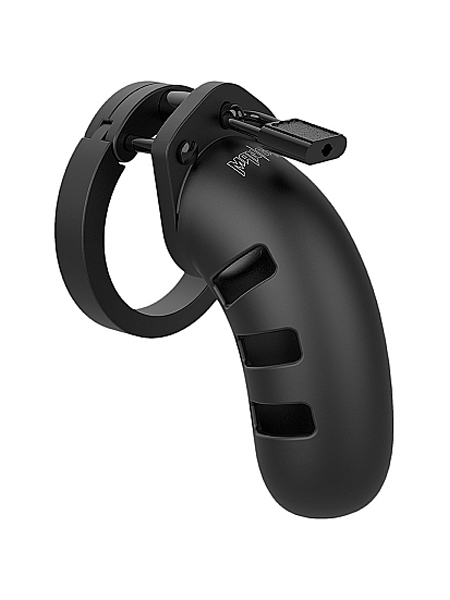 Black Silicone Cock Cage 4.5" by Shots