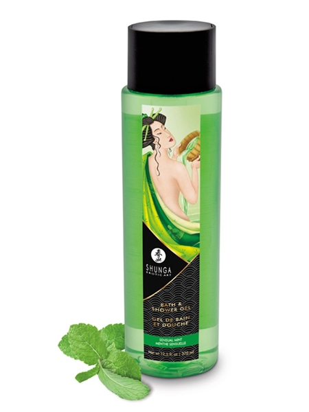 Sensual Mint Shower and Bath Gel by Shunga